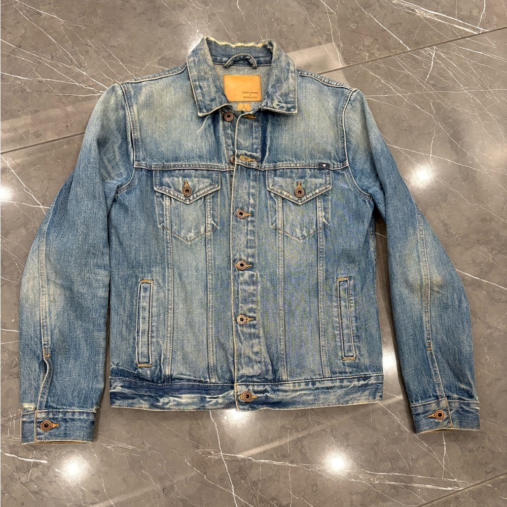 Men's Pendelton X Lucky Brand Lakewood Trucker Cone Brand Trucker Jacket Small
